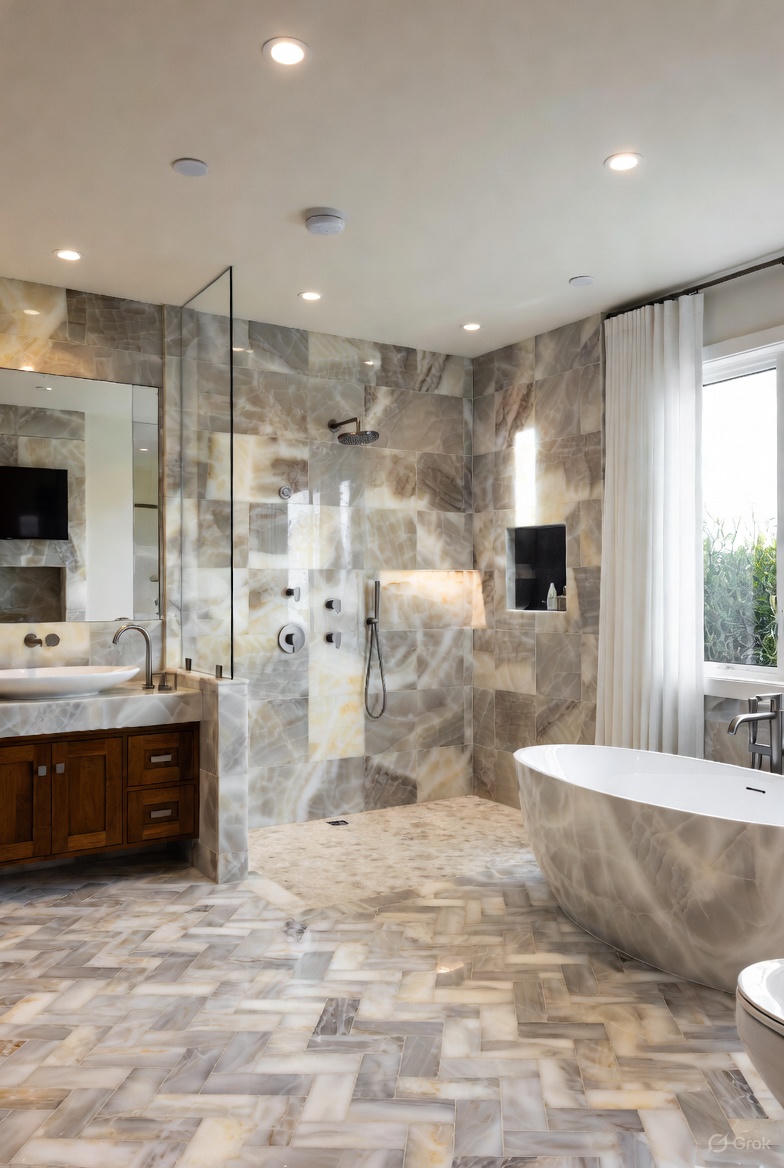 Luxury bathroom remodeling